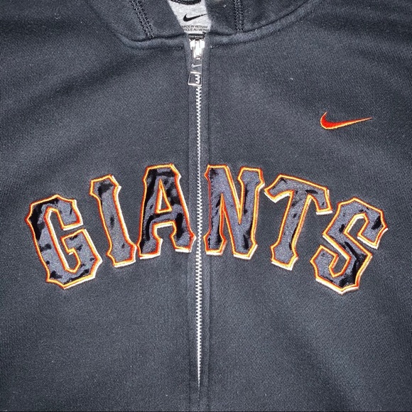 NIKE Giants Zip Up Hoodie - Picture 3 of 4